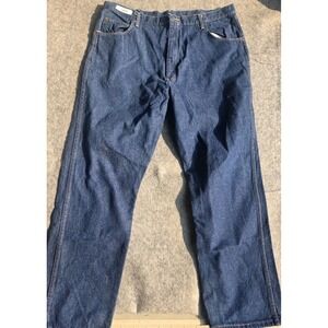 Red Kap Work Jeans 42X34 Denim Relaxed Straight
